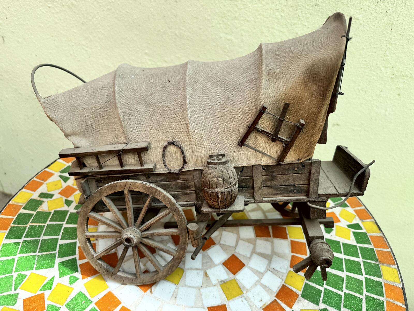 Carreta del Viejo Oeste para Coleccionistas – Pieza Única Decorativa Vintage
