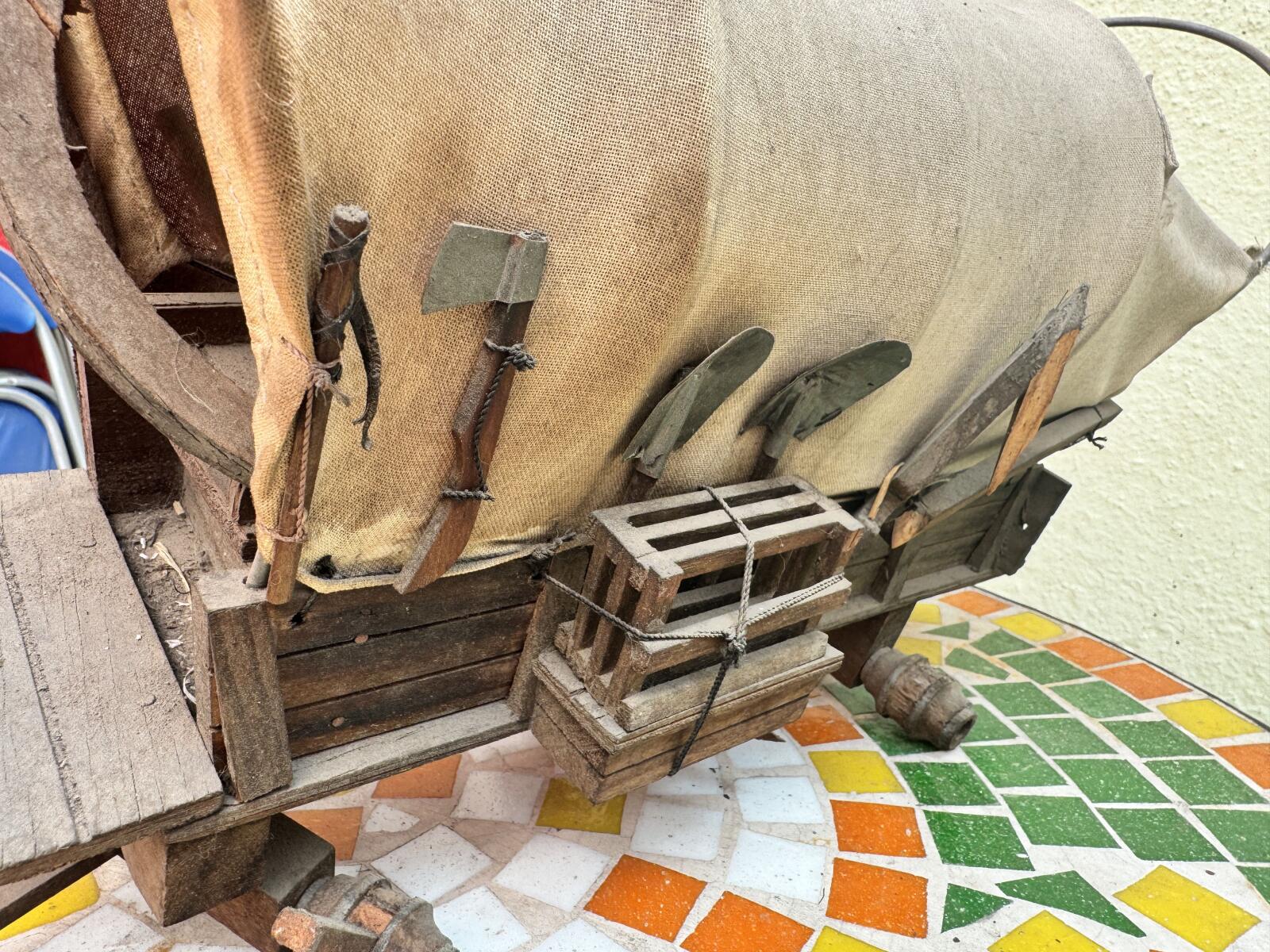 Carreta del Viejo Oeste para Coleccionistas – Pieza Única Decorativa Vintage