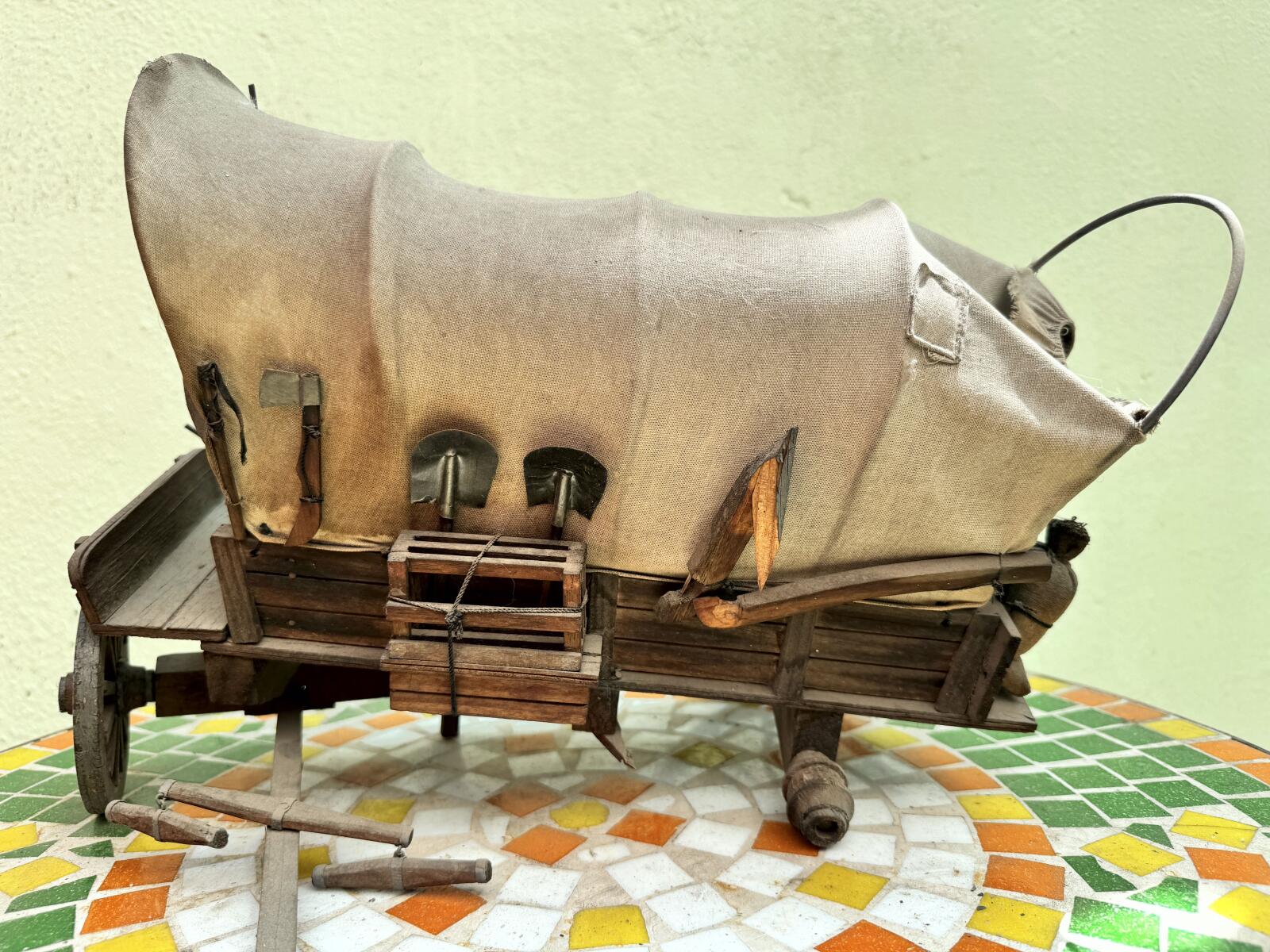 Carreta del Viejo Oeste para Coleccionistas – Pieza Única Decorativa Vintage