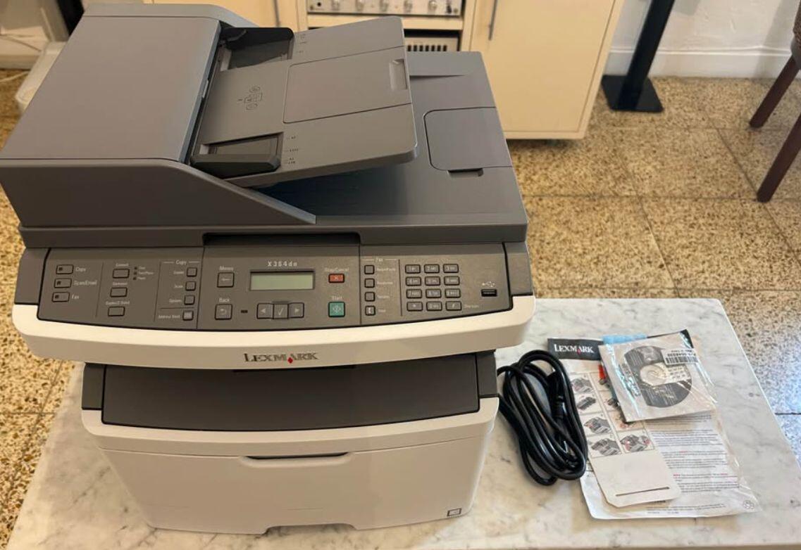 Multifuncion laser Lexmark X264 NUEVA Tiene 20 copias nomas Se entrega c Toner