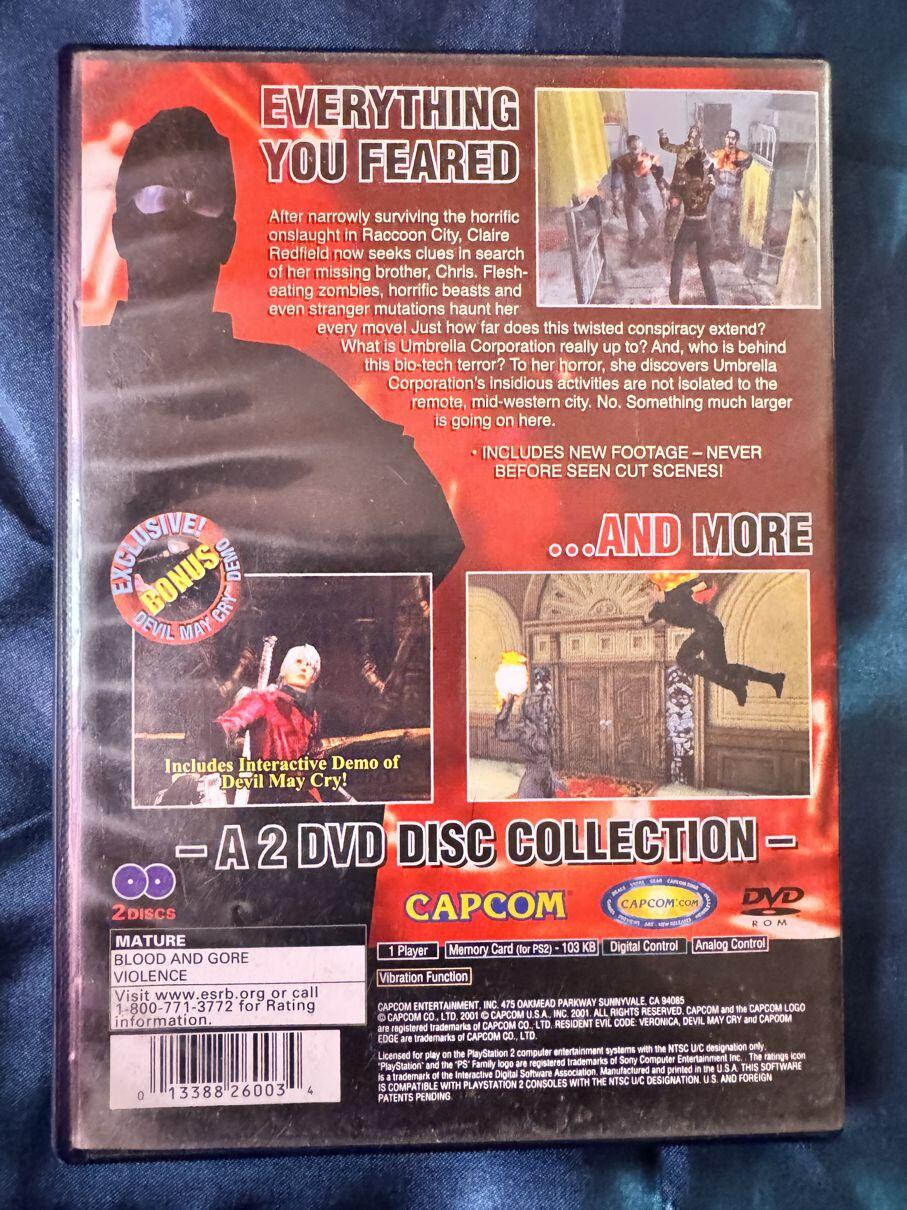 Resident Evil: CODE: Veronica X - 5th Anniversary Edition (PS2) | Joya de Colección