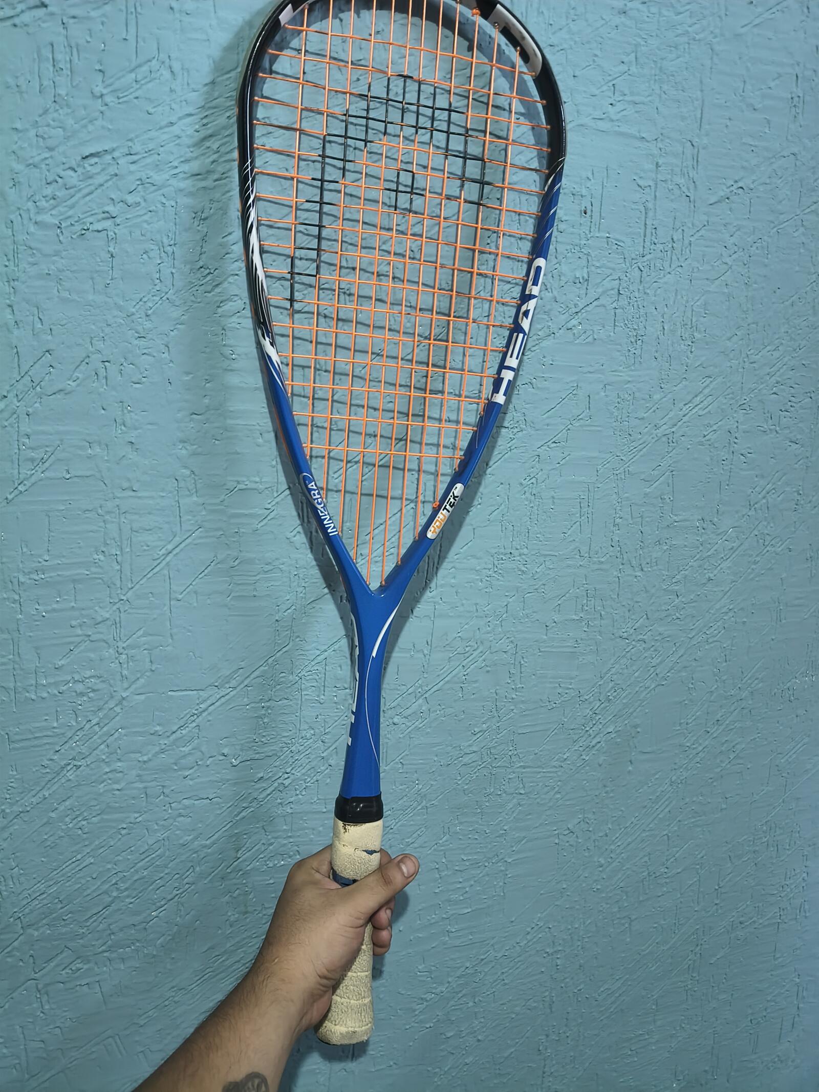 Raqueta de Squash Profesional HEAD Azul + Funda Original