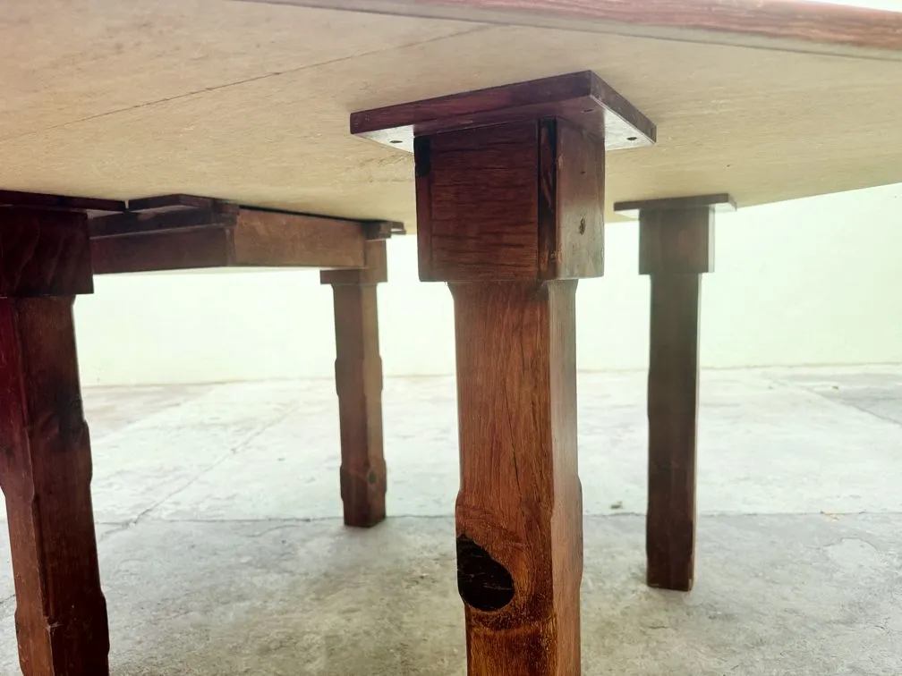 🃏 Mesa de Poker Octagonal de Madera Maciza - ¡Estilo Casino en Casa! ♠️