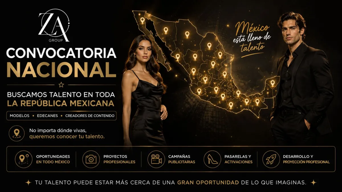 📸 ZIVA GROUP BUSCA MODELOS, EDECANES Y CREADORES DE CONTENIDO EN TODO MÉXICO 🇲🇽