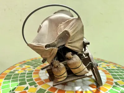 Carreta del Viejo Oeste para Coleccionistas – Pieza Única Decorativa Vintage